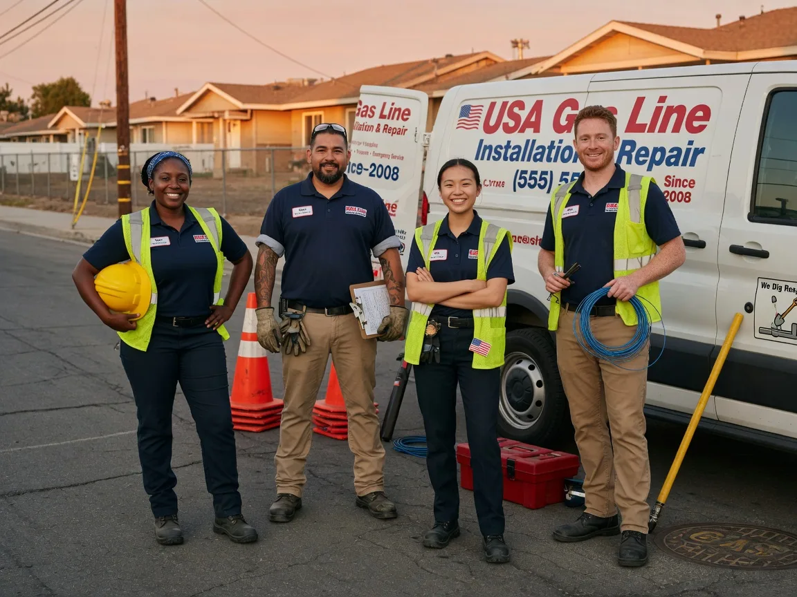 Gas Line Installation company in Reydon, OK
